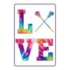 Lacrosse Unlimited Love Tie Dye Lacrosse Street Sign -Lacrosse Unlimited Shop 2008027