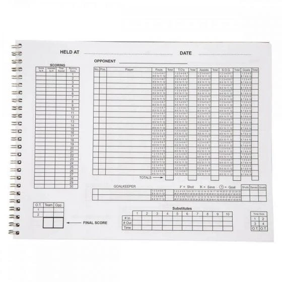 Major League Lacrosse Official Scorebook - Mens 3 Major League Lacrosse Official Scorebook - Mens - Image 2
