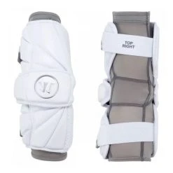 Warrior Evo Pro Lacrosse Arm Guards - White