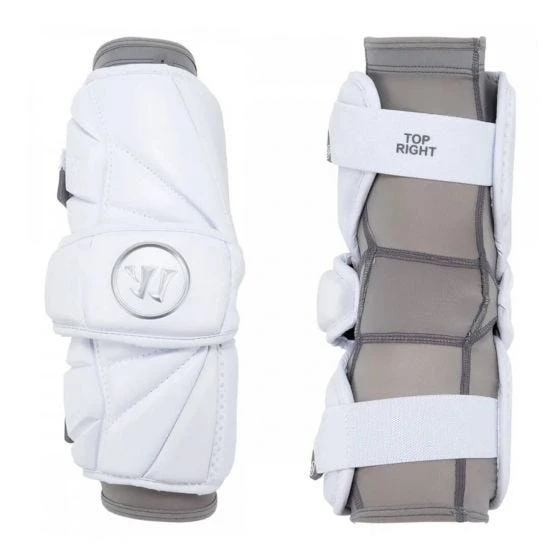 Warrior Evo Pro Lacrosse Arm Guards - White 3 Warrior Evo Pro Lacrosse Arm Guards - White
