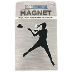 Lacrosse Unlimited Jumpgirl Car Magnet