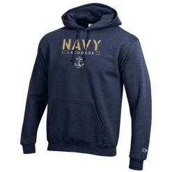 Lacrosse Unlimited Navy Midshipmen Lax Hoodie