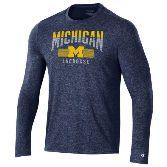 Lacrosse Unlimited Michigan College Lacrosse Long Sleeve 3 Lacrosse Unlimited Michigan College Lacrosse Long Sleeve