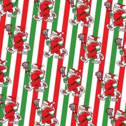 Lacrosse Unlimited Running Santa Gift Wrap -Lacrosse Unlimited Shop 2010956 2