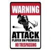 Lacrosse Unlimited Warning Attack Sign - Boys -Lacrosse Unlimited Shop 2011236