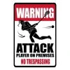 Lacrosse Unlimited Warning Attack Sign - Girls 1 Lacrosse Unlimited Warning Attack Sign - Girls -Lacrosse Unlimited Shop 2011237