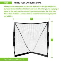 Rhino Flex Lacrosse Goal -Lacrosse Unlimited Shop 2011691 3