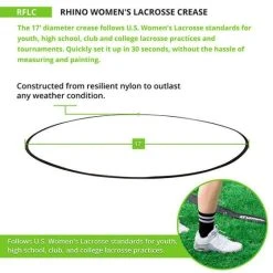 Rhino Women's Lacrosse Crease -Lacrosse Unlimited Shop 2011697 2