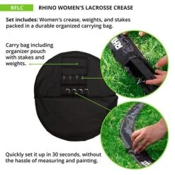 Rhino Women's Lacrosse Crease -Lacrosse Unlimited Shop 2011697 3