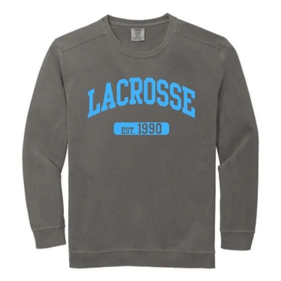 Lacrosse Unlimited Women's 1990 Lacrosse Crew Neck 3 Lacrosse Unlimited Women's 1990 Lacrosse Crew Neck