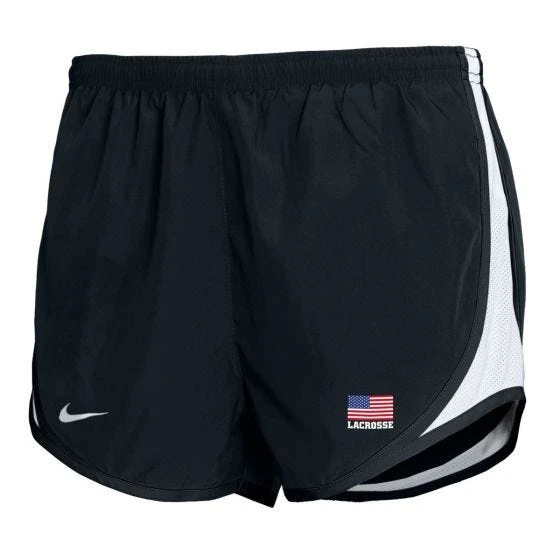 Nike Fly USA Girls Lacrosse Shorts - Black 3 Nike Fly USA Girls Lacrosse Shorts - Black