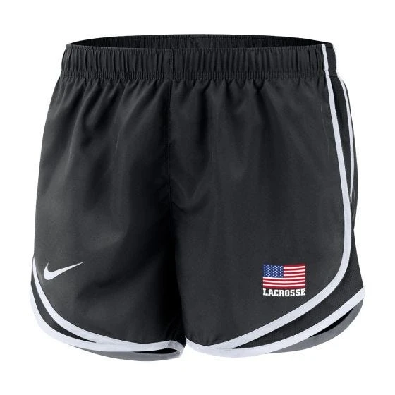 Nike Fly USA Womens Lacrosse Shorts - Black 3 Nike Fly USA Womens Lacrosse Shorts - Black