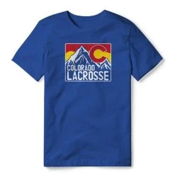 Lacrosse Unlimited Colorado Lacrosse Mountains Regional Tee