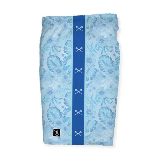Lacrosse Unlimited Blue Hawaiian Lacrosse Shorts 4 Lacrosse Unlimited Blue Hawaiian Lacrosse Shorts - Image 2
