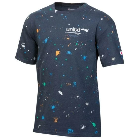 Lacrosse Unlimited Champion Paintdrop Blue Lacrosse Tee 3 Lacrosse Unlimited Champion Paintdrop Blue Lacrosse Tee