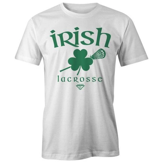 Lacrosse Unlimited Irish Shamrock Lacrosse Tee 3 Lacrosse Unlimited Irish Shamrock Lacrosse Tee