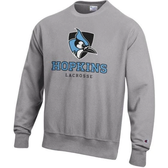 Lacrosse Unlimited Johns Hopkins Lacrosse Crew Neck 3 Lacrosse Unlimited Johns Hopkins Lacrosse Crew Neck