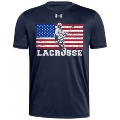 Under Armour USA Mural Lacrosse Tee - Youth