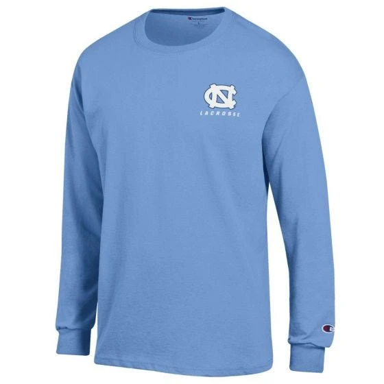 Lacrosse Unlimited UNC Lacrosse Long Sleeve Tee - Adult 4 Lacrosse Unlimited UNC Lacrosse Long Sleeve Tee - Adult - Image 2