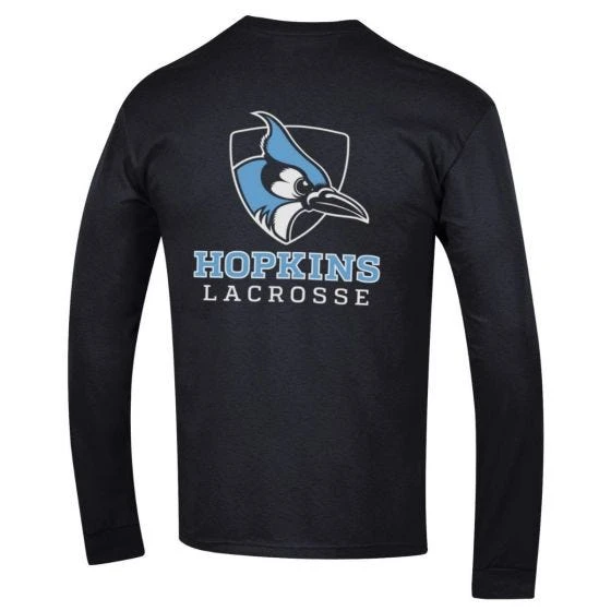 Lacrosse Unlimited Johns Hopkins Lacrosse Long Sleeve Tee - Adult 3 Lacrosse Unlimited Johns Hopkins Lacrosse Long Sleeve Tee - Adult
