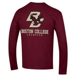 Lacrosse Unlimited Boston College Lacrosse Long Sleeve Tee - Adult