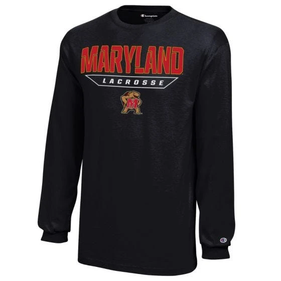 Lacrosse Unlimited Maryland Lacrosse Long Sleeve Tee - Youth 3 Lacrosse Unlimited Maryland Lacrosse Long Sleeve Tee - Youth