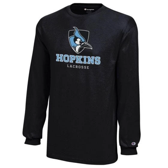 Lacrosse Unlimited Johns Hopkins Lacrosse Long Sleeve Tee - Youth 3 Lacrosse Unlimited Johns Hopkins Lacrosse Long Sleeve Tee - Youth