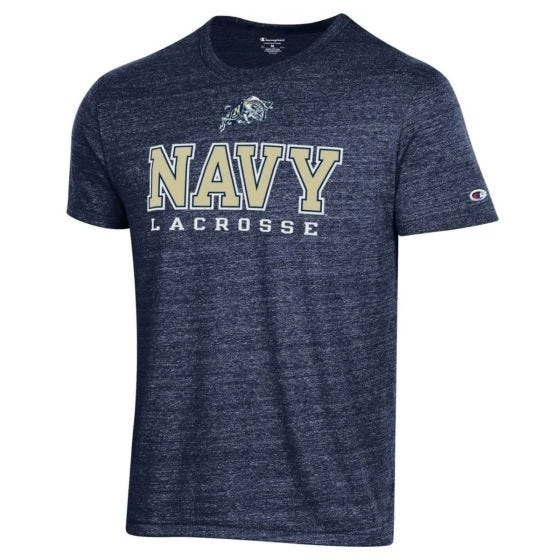 Lacrosse Unlimited Navy Lacrosse Champion Tee - Adult 3 Lacrosse Unlimited Navy Lacrosse Champion Tee - Adult