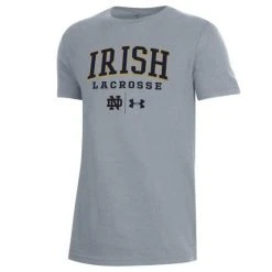 Under Armour Notre Dame Youth Lacrosse Tee
