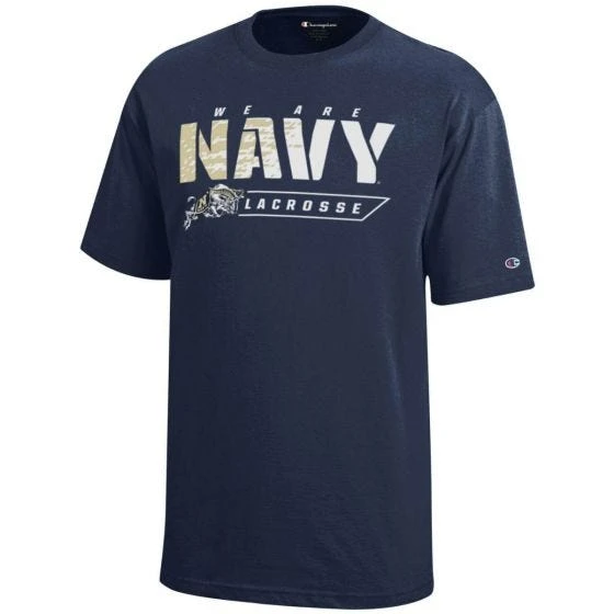 Lacrosse Unlimited Navy Lacrosse Champion Tee - Youth 3 Lacrosse Unlimited Navy Lacrosse Champion Tee - Youth