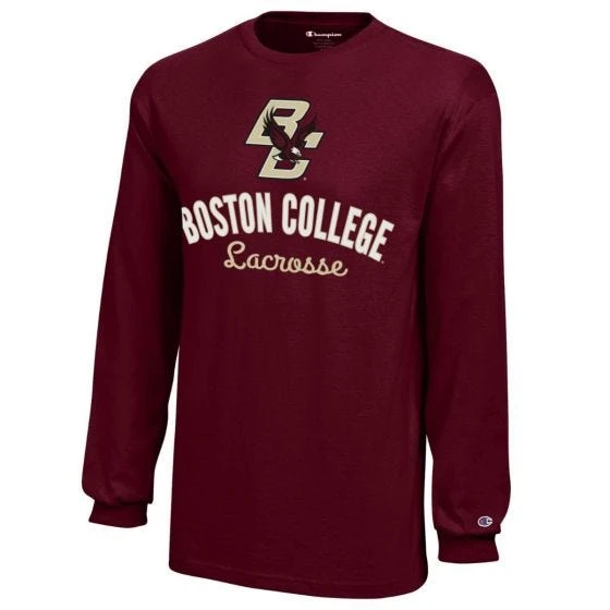 Lacrosse Unlimited Boston College Lacrosse Long Sleeve Tee - Youth 3 Lacrosse Unlimited Boston College Lacrosse Long Sleeve Tee - Youth