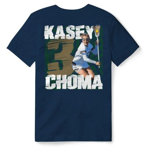 Lacrosse Unlimited Kasey Choma Retro Player Tee 3 Lacrosse Unlimited Kasey Choma Retro Player Tee
