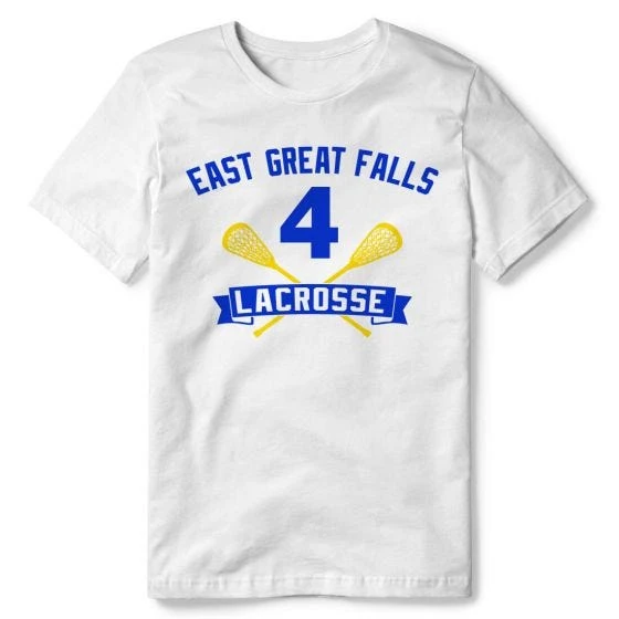 Lacrosse Unlimited East Great Falls Lacrosse Tee 3 Lacrosse Unlimited East Great Falls Lacrosse Tee