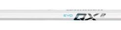 Warrior Evo QX2 Lacrosse Shaft - Attack White
