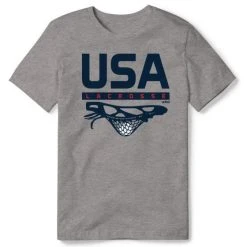 Lacrosse Unlimited USA Scoop Lacrosse Tee