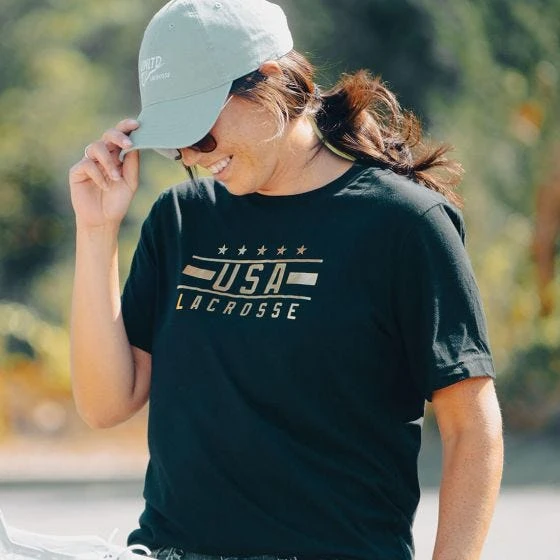 Lacrosse Unlimited Gold USA Lacrosse Tee 7 Lacrosse Unlimited Gold USA Lacrosse Tee - Image 5