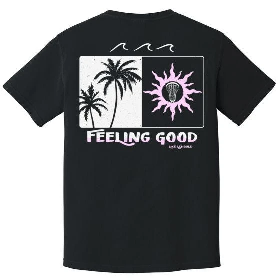 Lacrosse Unlimited Feeling Good Women's Lacrosse Tee 3 Lacrosse Unlimited Feeling Good Women's Lacrosse Tee