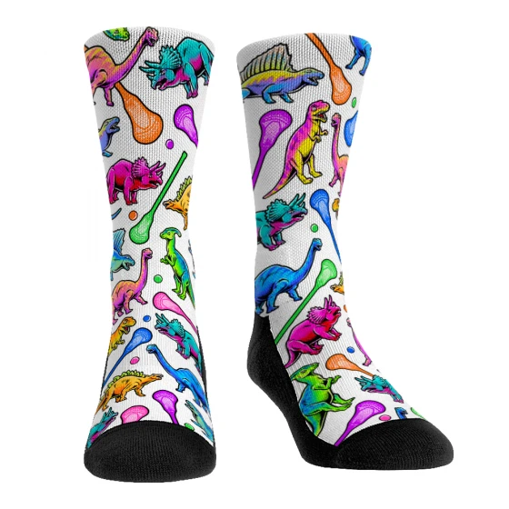 Lacrosse Unlimited Dino Lax Lacrosse Socks 3 Lacrosse Unlimited Dino Lax Lacrosse Socks