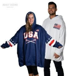 Lacrosse Unlimited USA Lacrosse Stadium Blanket Hoodie