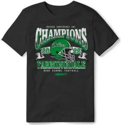 Lacrosse Unlimited Farmingdale Naussau Football Conference 1 Champs Tee
