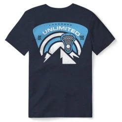 Lacrosse Unlimited Established 1990 Adult Lacrosse Tee