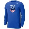 Nike USA Lacrosse Royal Long Sleeve Tee -Lacrosse Unlimited Shop 2013924