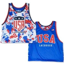 Lacrosse Unlimited USA Tie Dye Star Lacrosse Pinnie -Lacrosse Unlimited Shop 2013939 main image