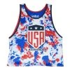 Lacrosse Unlimited USA Tie Dye Star Lacrosse Pinnie -Lacrosse Unlimited Shop 2013939 tie dye side front