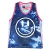Tie Dye Smile Women's Lacrosse Pinnie 1 Tie Dye Smile Women's Lacrosse Pinnie -Lacrosse Unlimited Shop 2013940 navy tie dye front