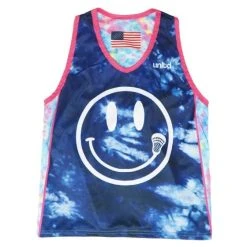 Tie Dye Smile Women's Lacrosse Pinnie