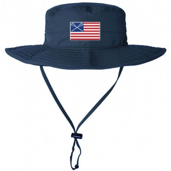 Lacrosse Unlimited Navy USA Boonie Lacrosse Hat 3 Lacrosse Unlimited Navy USA Boonie Lacrosse Hat