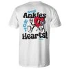 Lacrosse Unlimited Break Ankles Not Hearts Tee 2023 - White -Lacrosse Unlimited Shop 2014026 back
