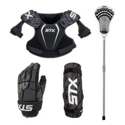 STX 4-Piece Lacrosse Starter Set (No Helmet)