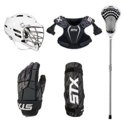 STX 5-Piece Lacrosse Starter Set (CPV-R Helmet)